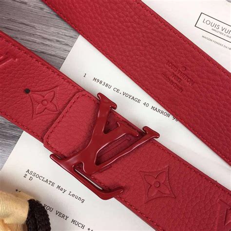 all red louis vuitton belt|white louis vuitton belt red.